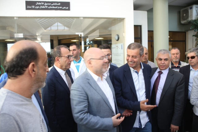 الوزير الأبيض زار مستشفى الرئيس نبيه بري الجامعي الحكومي في النبطية