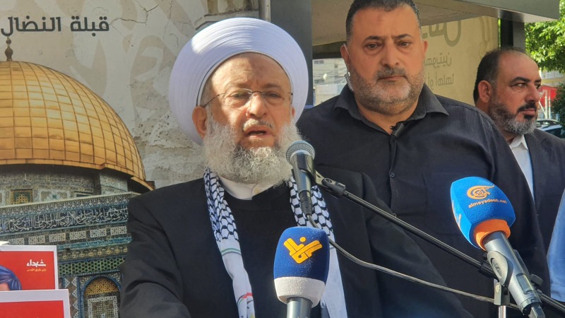 بالصور: أحياء على طريق القدس.. تكريم شهداء "الحزب" ورفضاً للمجازر في غزة...
