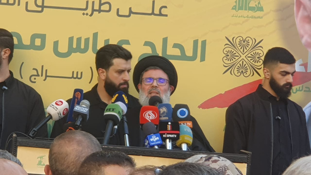 بالصور - "الحزب" يشيّع الشهيد عباس محمد رعد في بلدته جباع