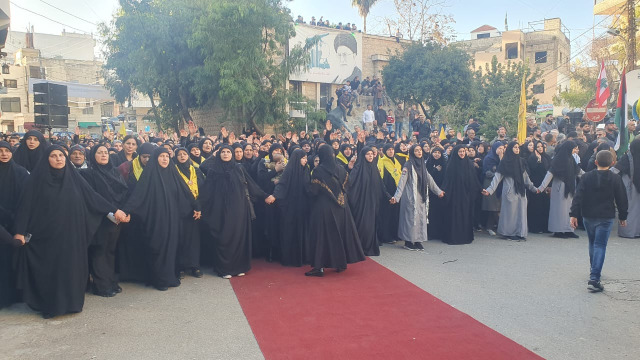 بالصور - "الحزب" يشيّع الشهيد عباس محمد رعد في بلدته جباع