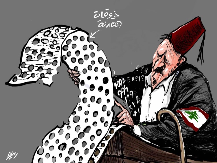 خروقات الهدنة - كاريكاتير أمجد رسمي