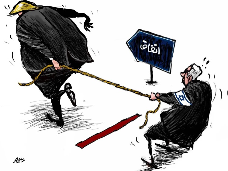 اتفاق - كاريكاتير أمجد رسمي