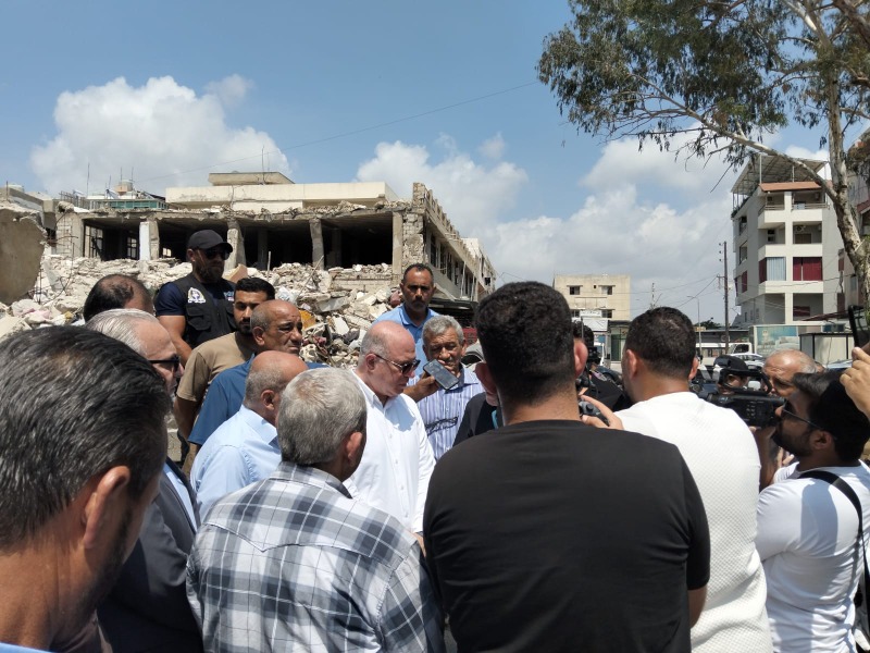 جولة للوزير محمد حيدر في صيدا والجنوب