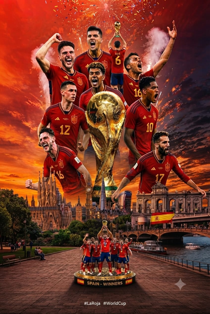 إسبانيا تعانق المجد العالمي وتتوج بطلة لكأس العالم 2026