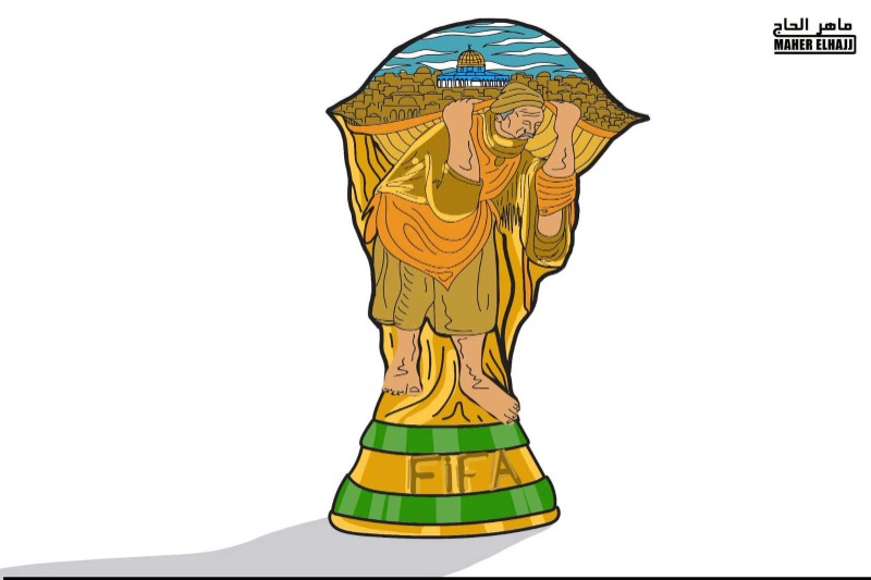 رحم الله الفنان سليمان منصور .. كاريكاتير ماهر الحاج
