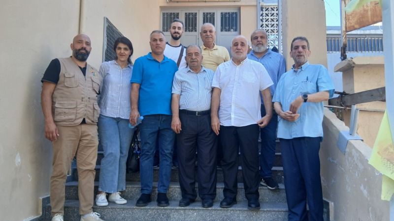 بتوجيهات أبو هولي.. وفد دائرة شؤون اللاجئين يعاين الاحتياجات في مخيمي عين الحلوة والمية ومية