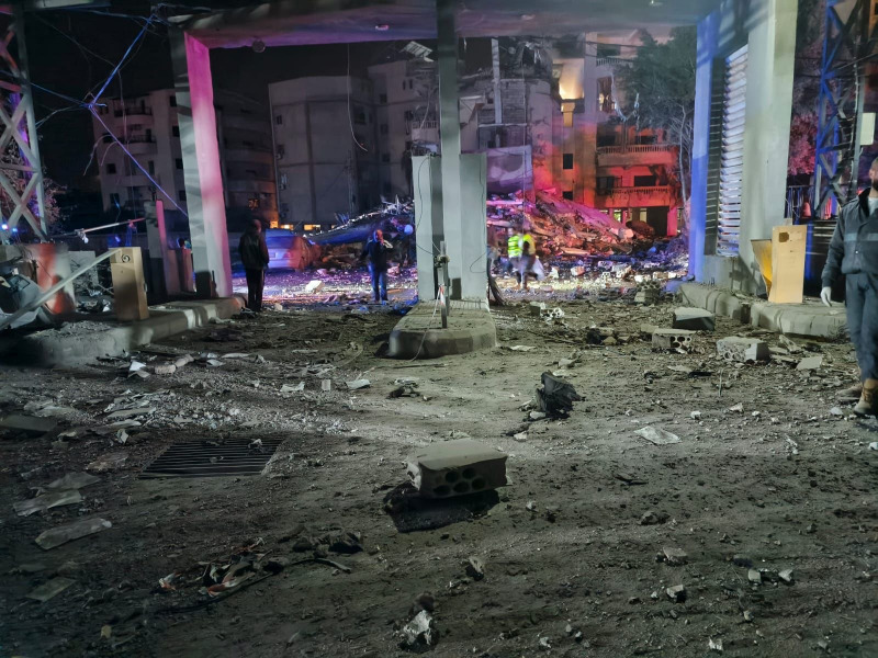 أضرار كبيرة بمستشفى حيرام في صور جراء العدوان الإسرائيلي